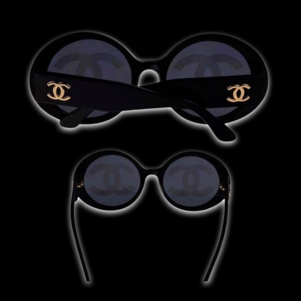 CHANEL 1993 Runway CC Logo round lens sunnies - Picture 10 of 17